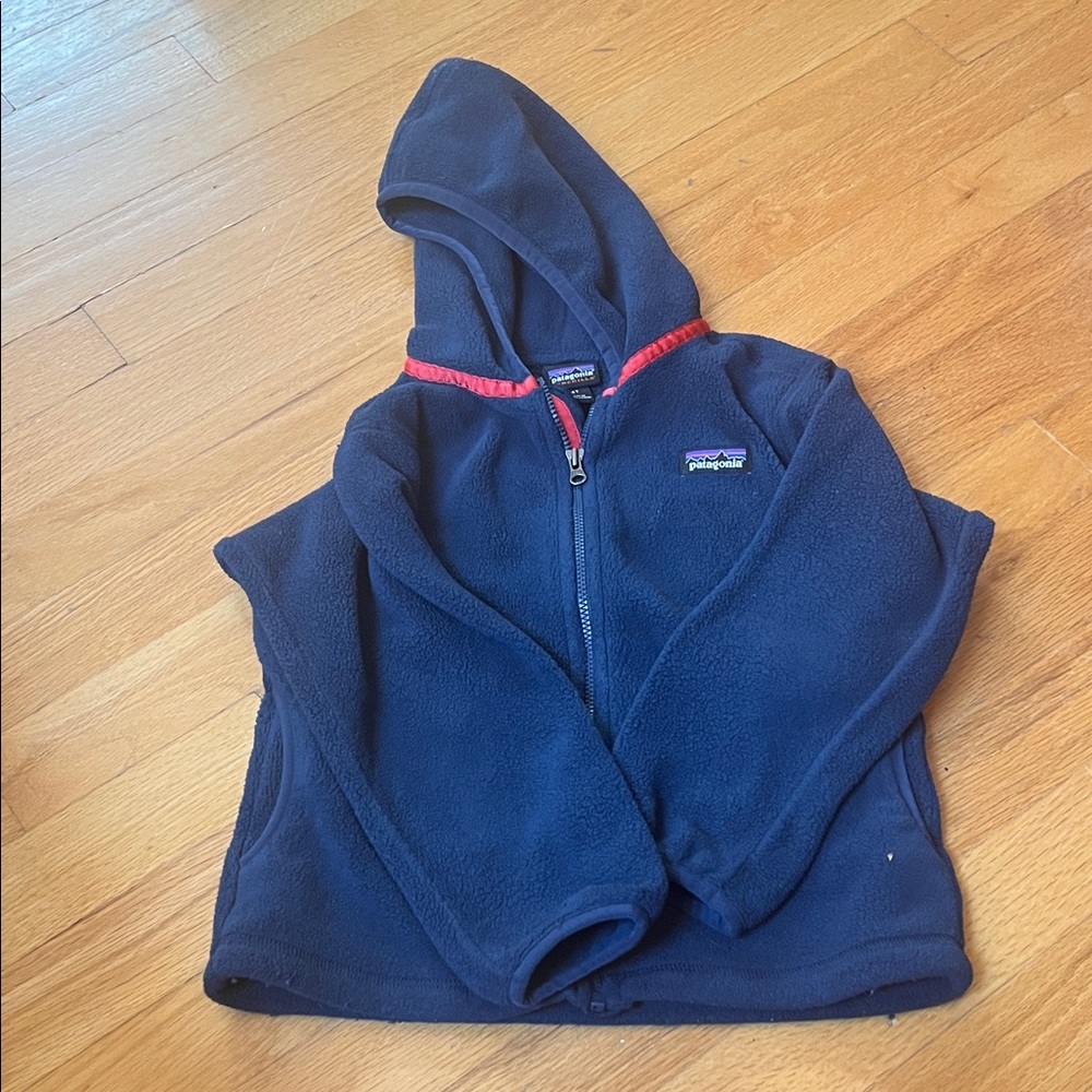 Patagonia Kids' Blue Fleece Hoodie